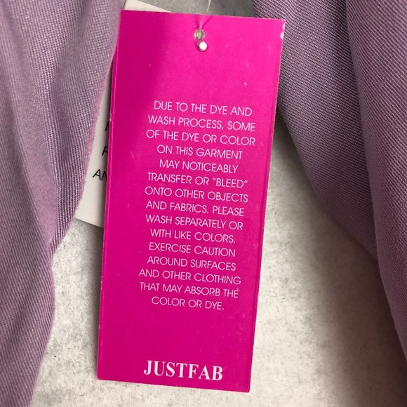 JustFab NWT Women's Size Medium Purple Long Sleeve Fit & Flare Mini Dress - Picture 7 of 13